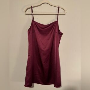 GUC French Connection Deep Burgundy Slip Dress